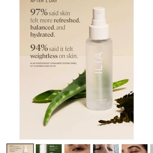 Ilia Blue Light Setting Mist Full Size - Picture 3 of 5